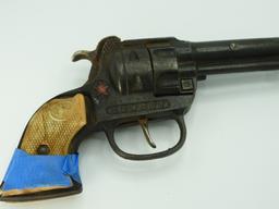 Cast iron child's cap gun made in USA "Cowboy"