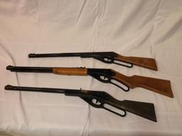 Daisy mdl 105B lever action BB gun, more