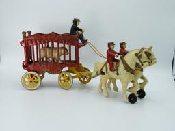 Cast iron circus wagon
