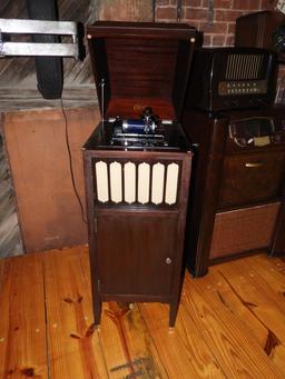 Edison cylinder phonograph, cabinet model