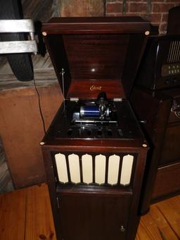 Edison cylinder phonograph, cabinet model