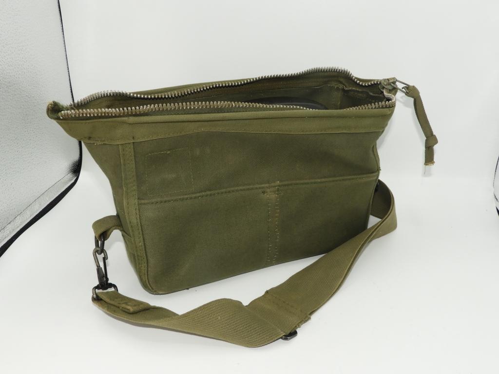 Military hand crank canvas bag phone