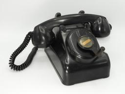 Vintage hand crank phone