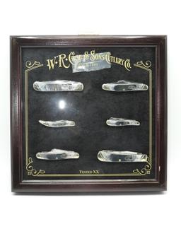 Case Collector Knife Set w/ display box & 6 knives