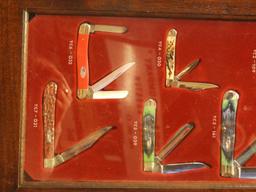 Case collector knife set w/ 7 Case knives