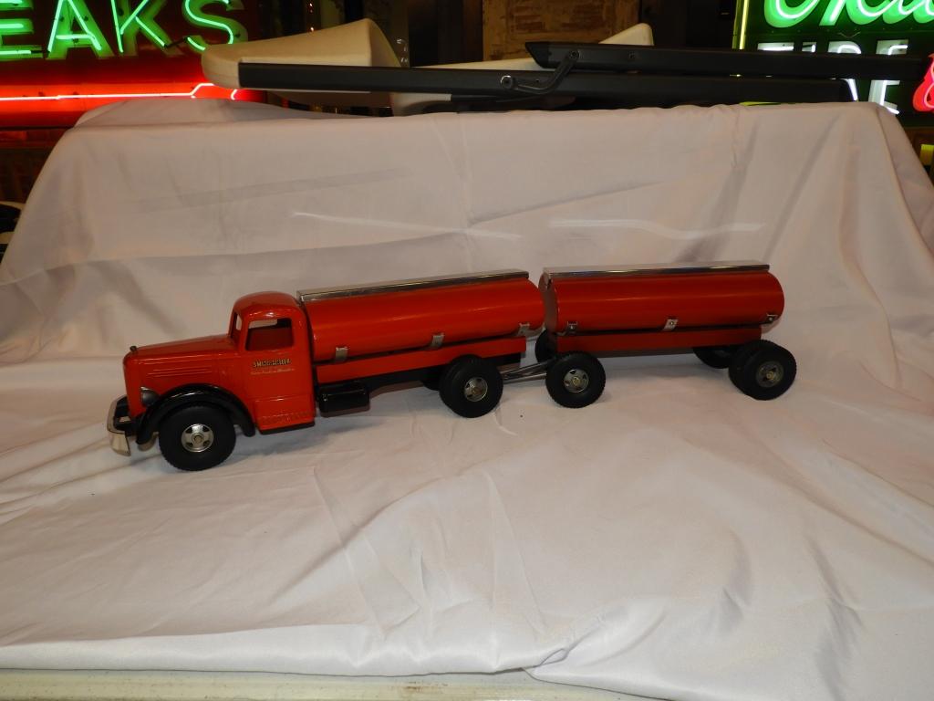 Smith Miller Mack tank truck w/ pup trailer