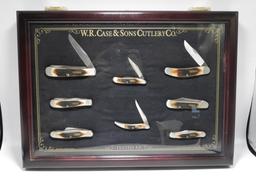 Case Collector Knife Set, 8 matching knives