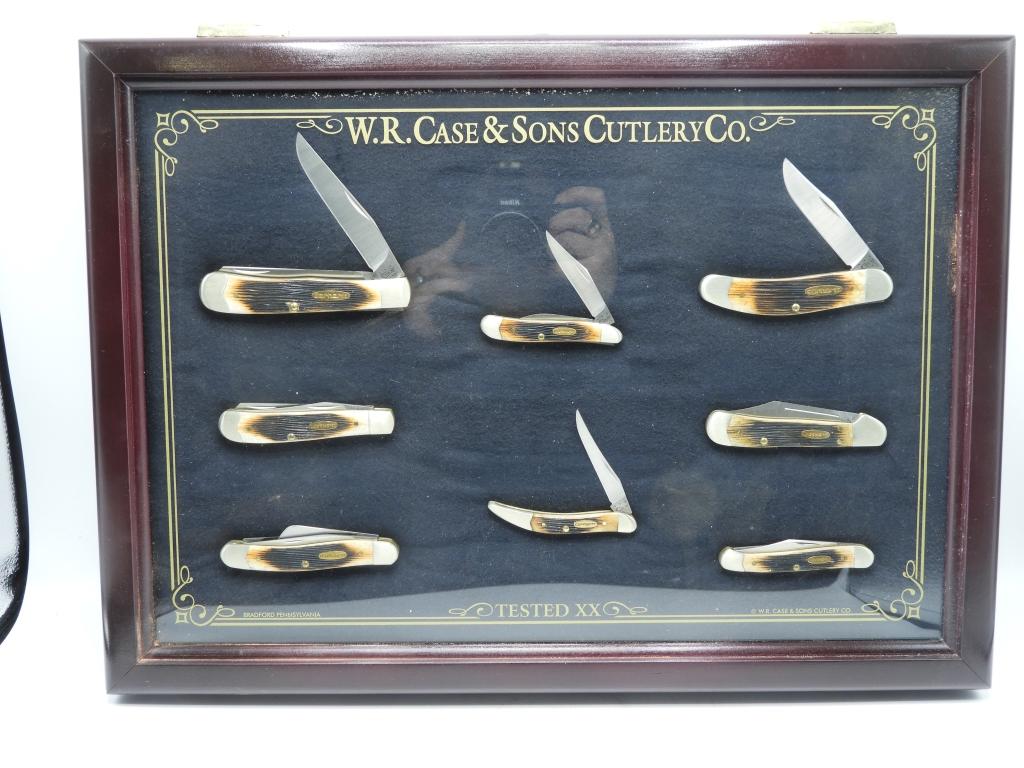 Case Collector Knife Set, 8 matching knives