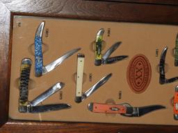 Case Collector knife set w/ 8 Case knives