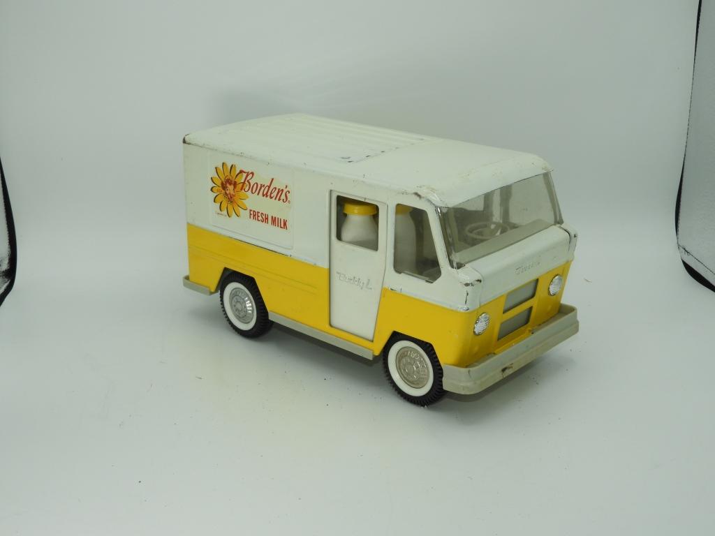 Buddy L Borden's delivery van, 11"L w/ butterfly d