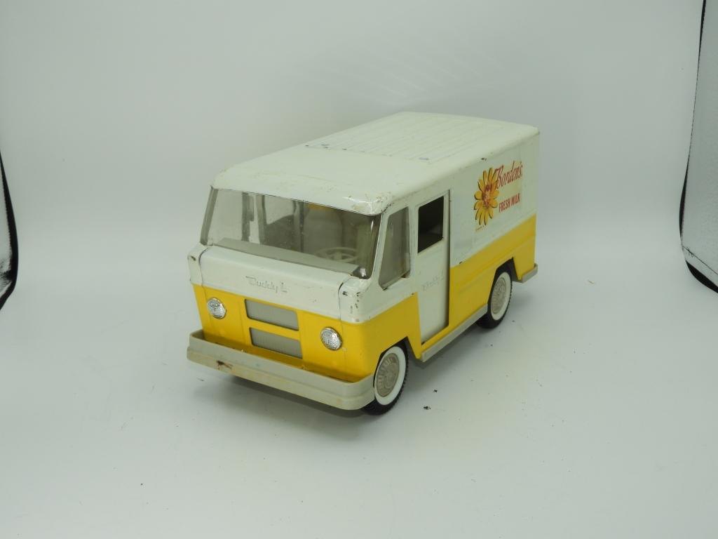 Buddy L Borden's delivery van, 11"L w/ butterfly d