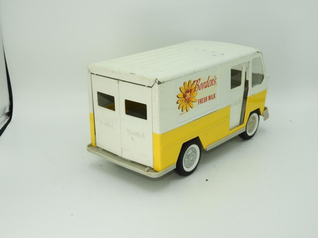 Buddy L Borden's delivery van, 11"L w/ butterfly d