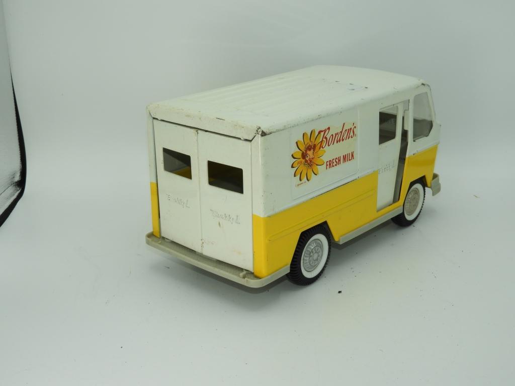 Buddy L Borden's delivery van, 11"L w/ butterfly d