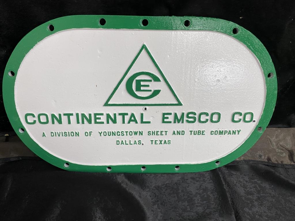 Continental Emsco Co. cast, 25x15