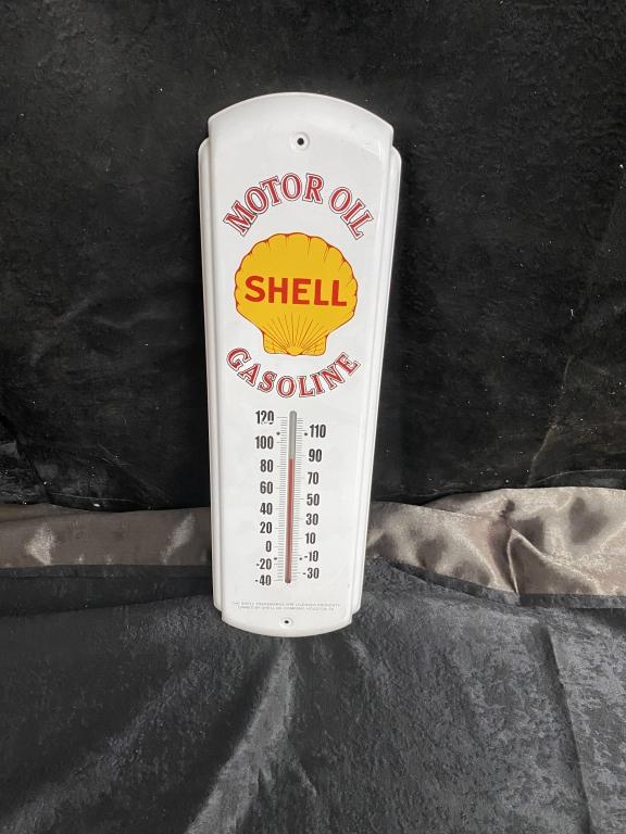 Shell Motoroil Gasoline SSP thermometer 17x5