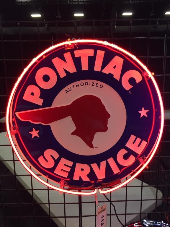 Pontiac neon sign 24in