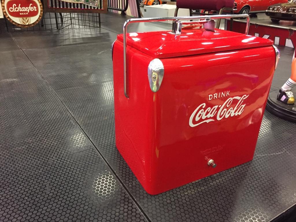 Coca-Cola cooler, restored