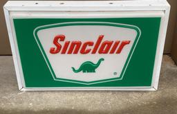 Sinclair LED light up sign, 24x37