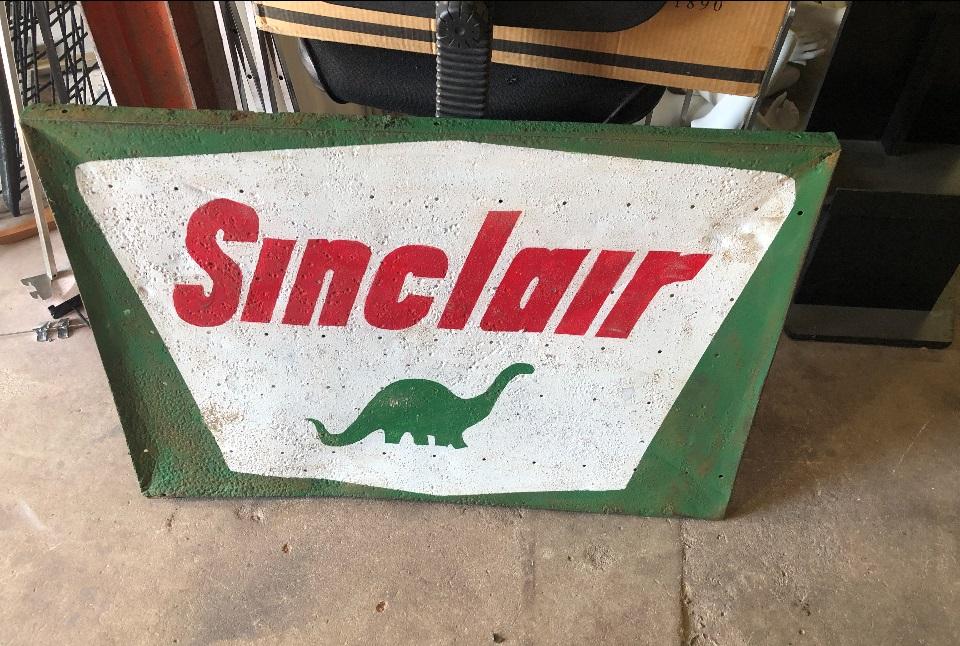 Sinclair painted sign