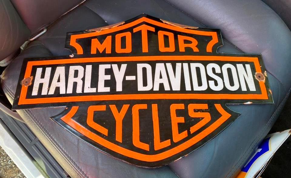 Harley-Davidson SSP die-cut 13x19.5