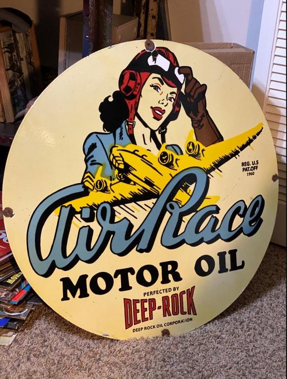 1960 Deep Rock Air Race Motor Oil Perfected