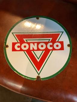 Conoco gas pump sign, SSP