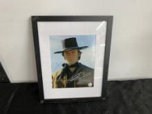 Clint Eastwood signed w/ documentation 15x12