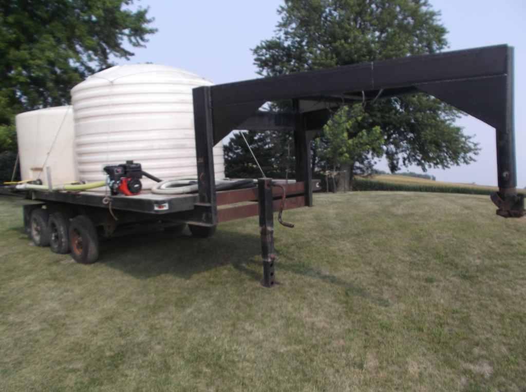 Tri-Axle Homemade Goose Neck Trailer