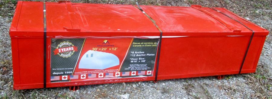 Golden Mount 20’ x 30’ x 12’ Peak Roof Storage Shelter - New!