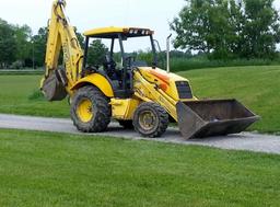 New Holland LB75 o/s 4x4 Extend-A-Hoe Backhoe!