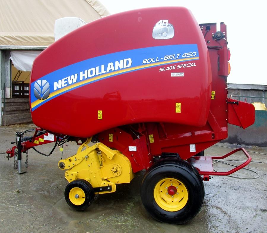 New Holland RB 450 Round Baler with Net Wrap!