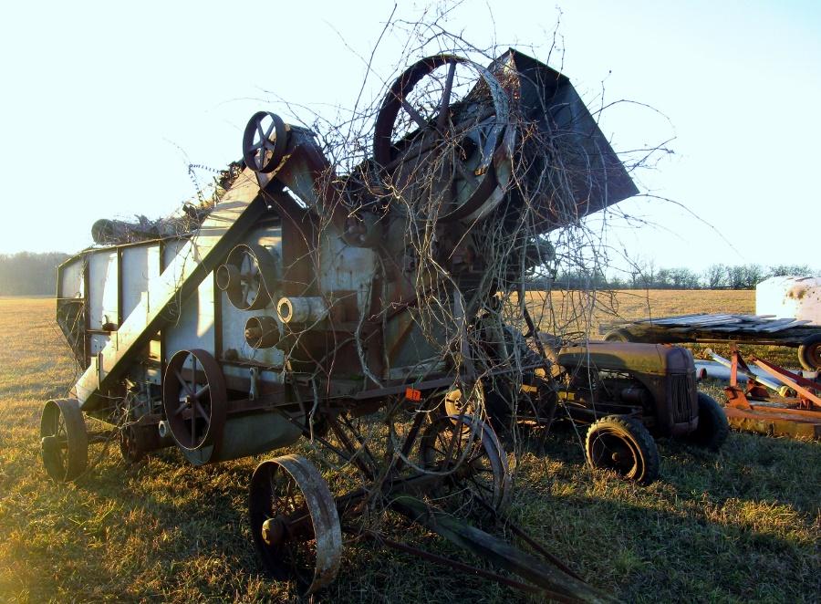 McCormick Steel Wheel Thrashing Machine!