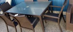 Wicker Look Patio Table & Chairs!