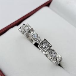 Sterling Silver Plated Cubic Zirconia Rings - New!