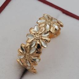 Sterling Silver Rose Gold Plated Ring - New!
