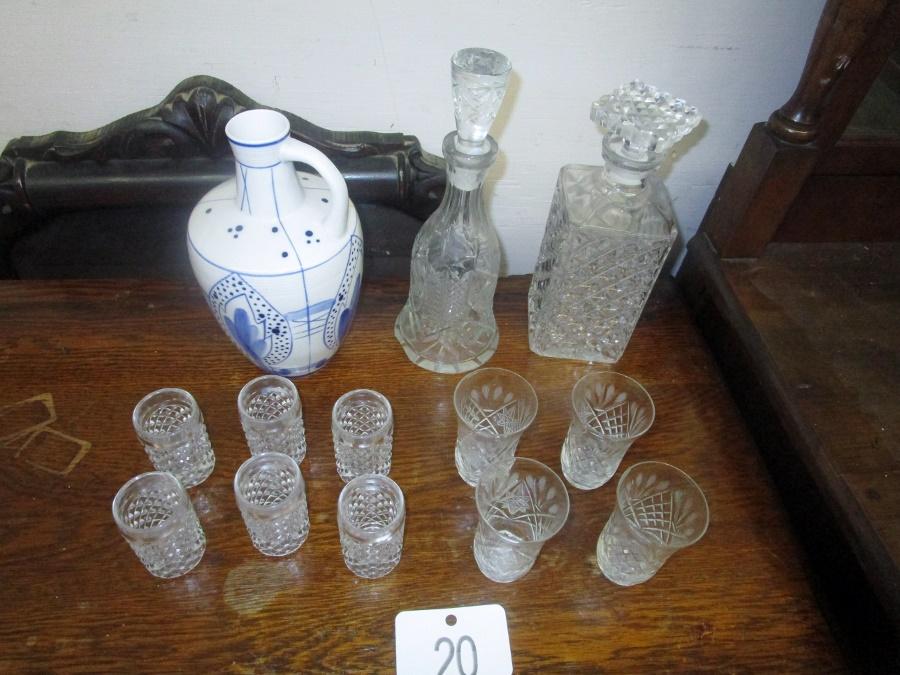 CRYSTAL DECANTERS, ETC.