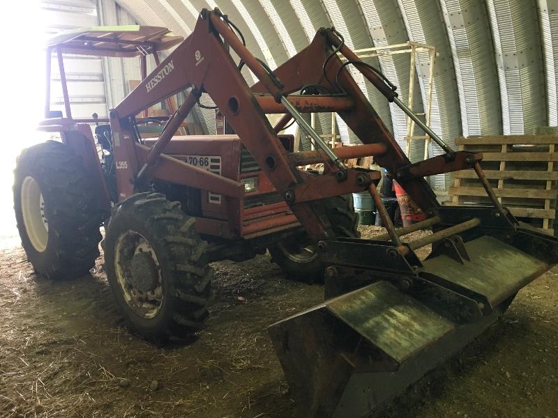 70-66 Hesston Tractor - Attachments Selling Separate