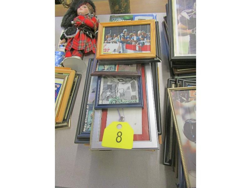 Signed Football Frames