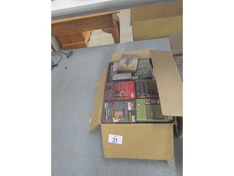 Box of DVDs