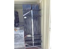 New Diggit Wrought Iron Site Fence 22-10' Panels With Hardware