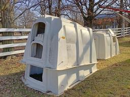 2 Calf Hutches