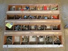 Parts Bin of Assorted Plumbing Fittings