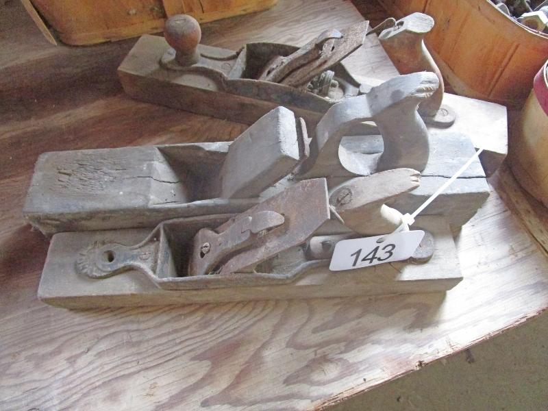 3 Antique Wooden Planes