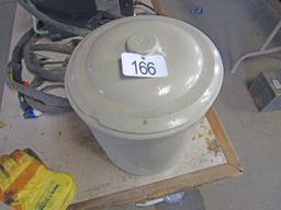 Number 4 Medalta Crock With Lid