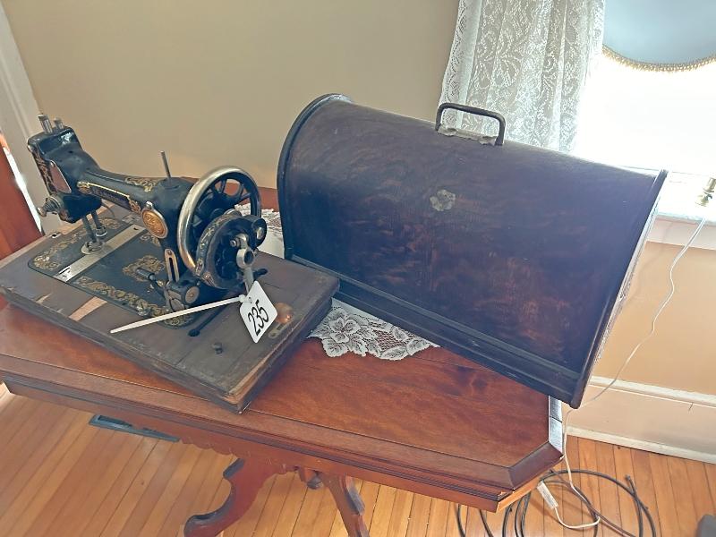 Antique Seamstress Sewing Machine