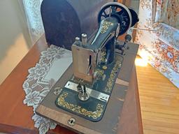 Antique Seamstress Sewing Machine