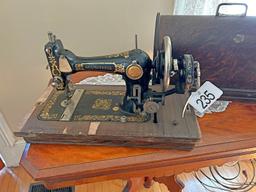 Antique Seamstress Sewing Machine