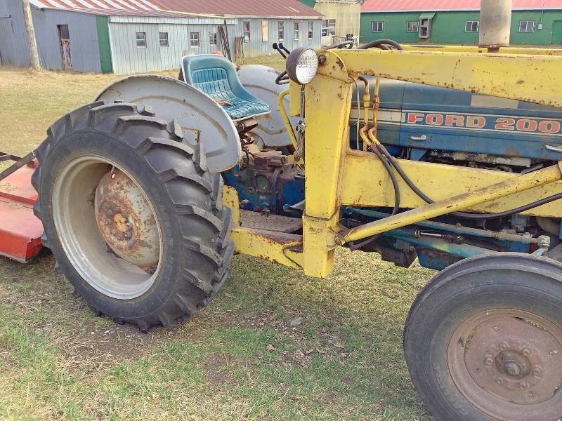 Ford 2000 Gas Tractor With Ford Loader