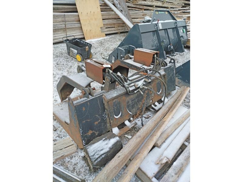 6' Skid Steer Grapple Bucket Note: Needs Hydraulic Hoses Replaced