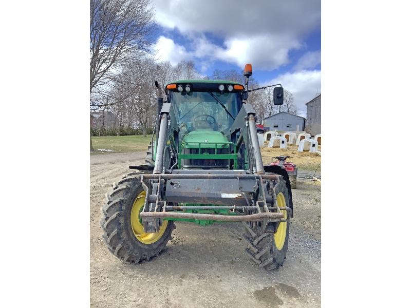 John Deere 6420 MFWD Cab Tractor With FS10 Stoll Loader